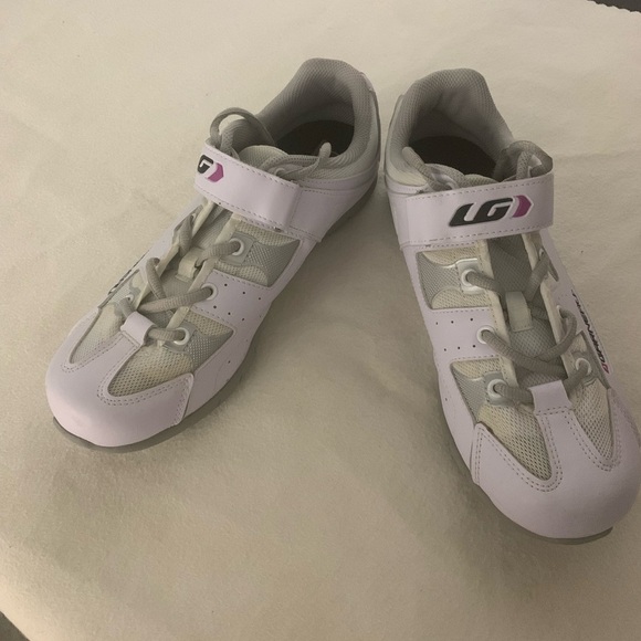 Louis Garneau Triathlon Cycling Shoes Women’s EU 43 US 11.5 White Pink - Picture 9 of 11